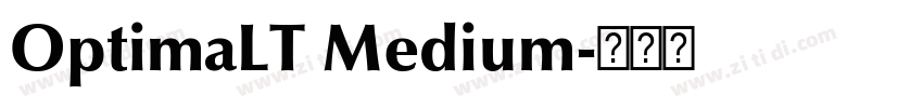 OptimaLT Medium字体转换